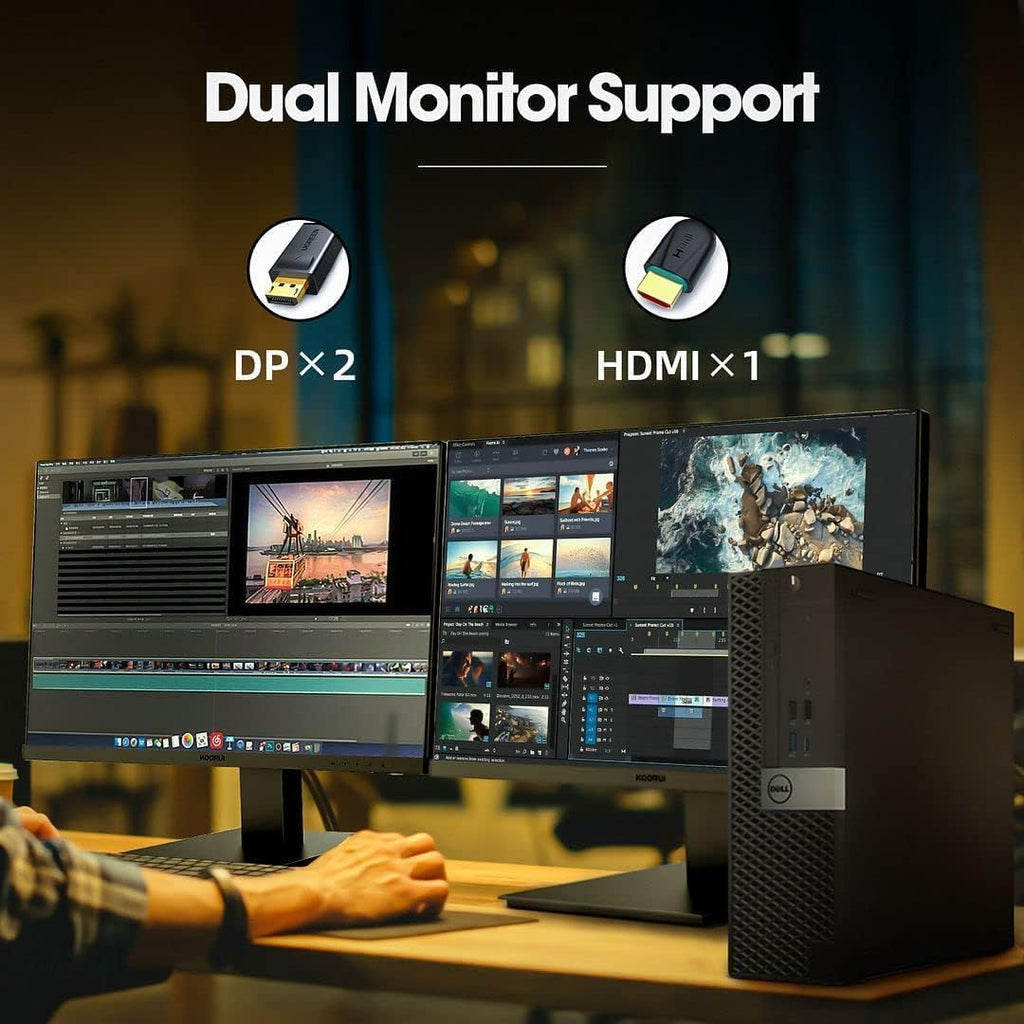 Dell OptiPlex 5040 SFF Desktop Computer PC - Intel Core i5-6500 3.2GHz - 8GB RAM - 128GB SSD + 500GB HDD - 22' Monitor - RGB Keyboard & Mouse - WiFi - HDMI - Windows 11 Pro (Renewed)