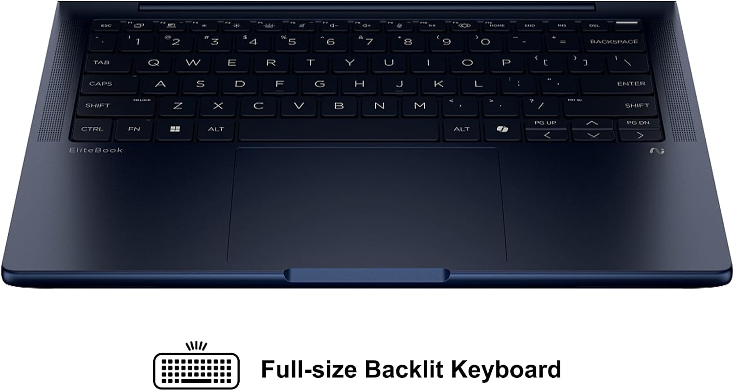 HP EliteBook X G1i Laptop 14' WUXGA Touchscreen (500nits 100% sRGB) Intel 8-core Ultra 7 258V (NPU Up to 47 Tops) 32GB DDR5 1TB SSD for Designer Business Professional Win11 ICP Hub