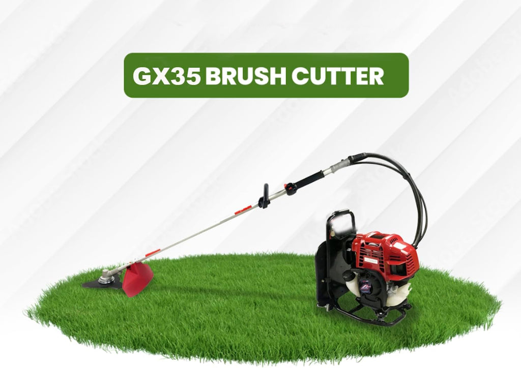 Gx35 Backpack 4 Stroke 7 in 1 Brush Cutter Tiller Grass Hedge Trimmer Lawn Mower Weed Wacker