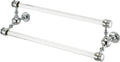 18' METAL DOUBLE TOWEL BAR, Antique Gold