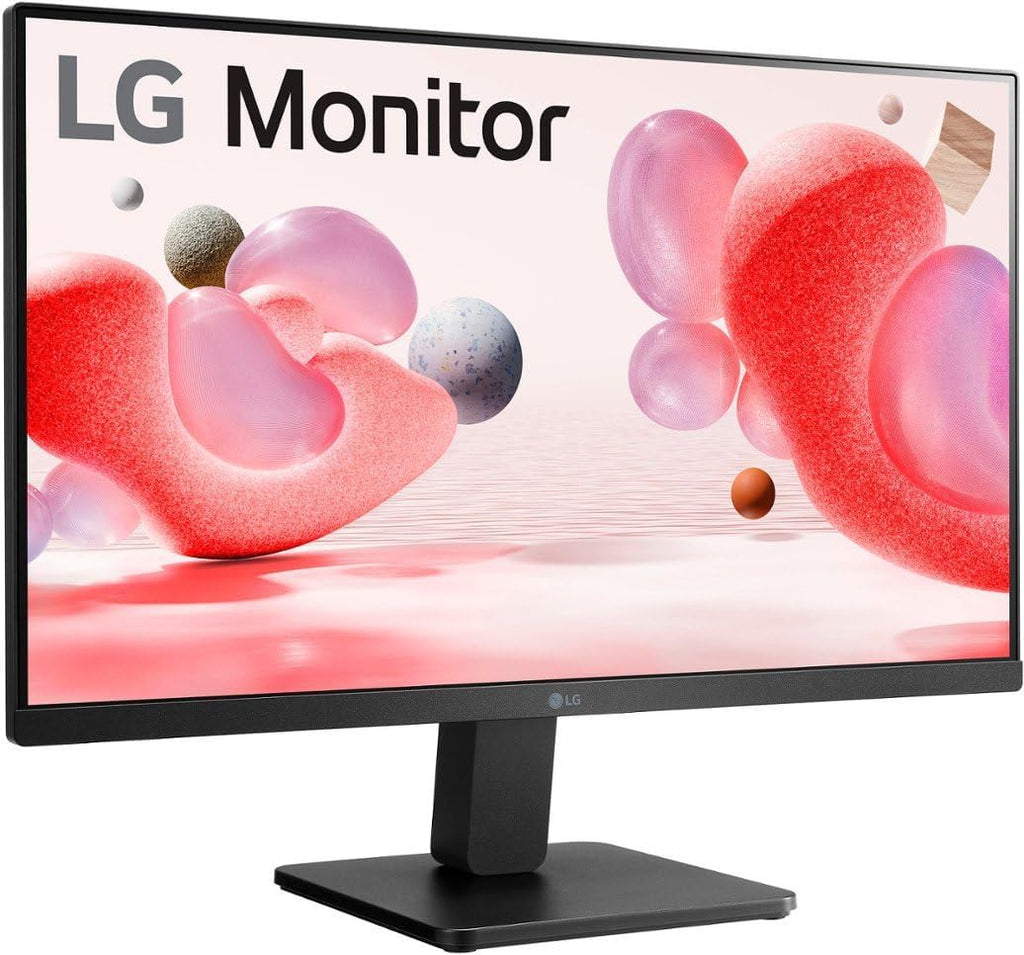 LG 24 inch FHD (1920x1080) Monitor, 100Hz, 5ms, LED Display with sRGB 99% Color Gamut, IPS 3-Side Borderless Display, AMD FreeSync (HDMI), Black, with 5ave HDMI Cable
