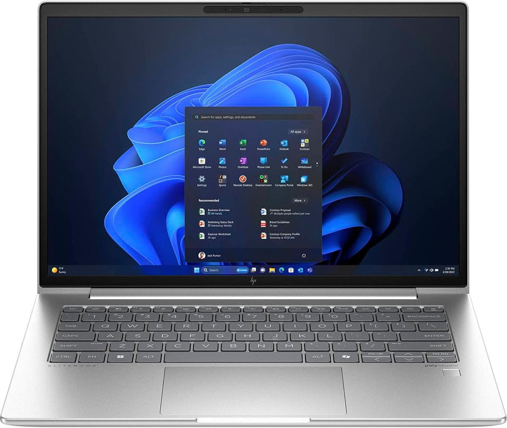 HP EliteBook 640 G11 14' Notebook - WUXGA - Intel Core Ultra 5 135U - vPro Technology - 16 GB - 256 GB SSD - English Keyboard - Pike Silver - Smart Buy - Intel Chip - 1920 x 1200 - Windows 11 Pro