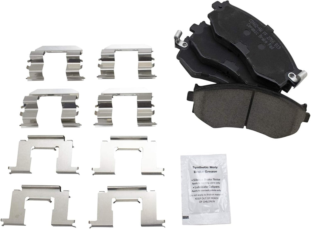 TRQ Brake Performance Rotor Pad Drums Shoes Kit Front & Rear Compatible with Nissan Sentra