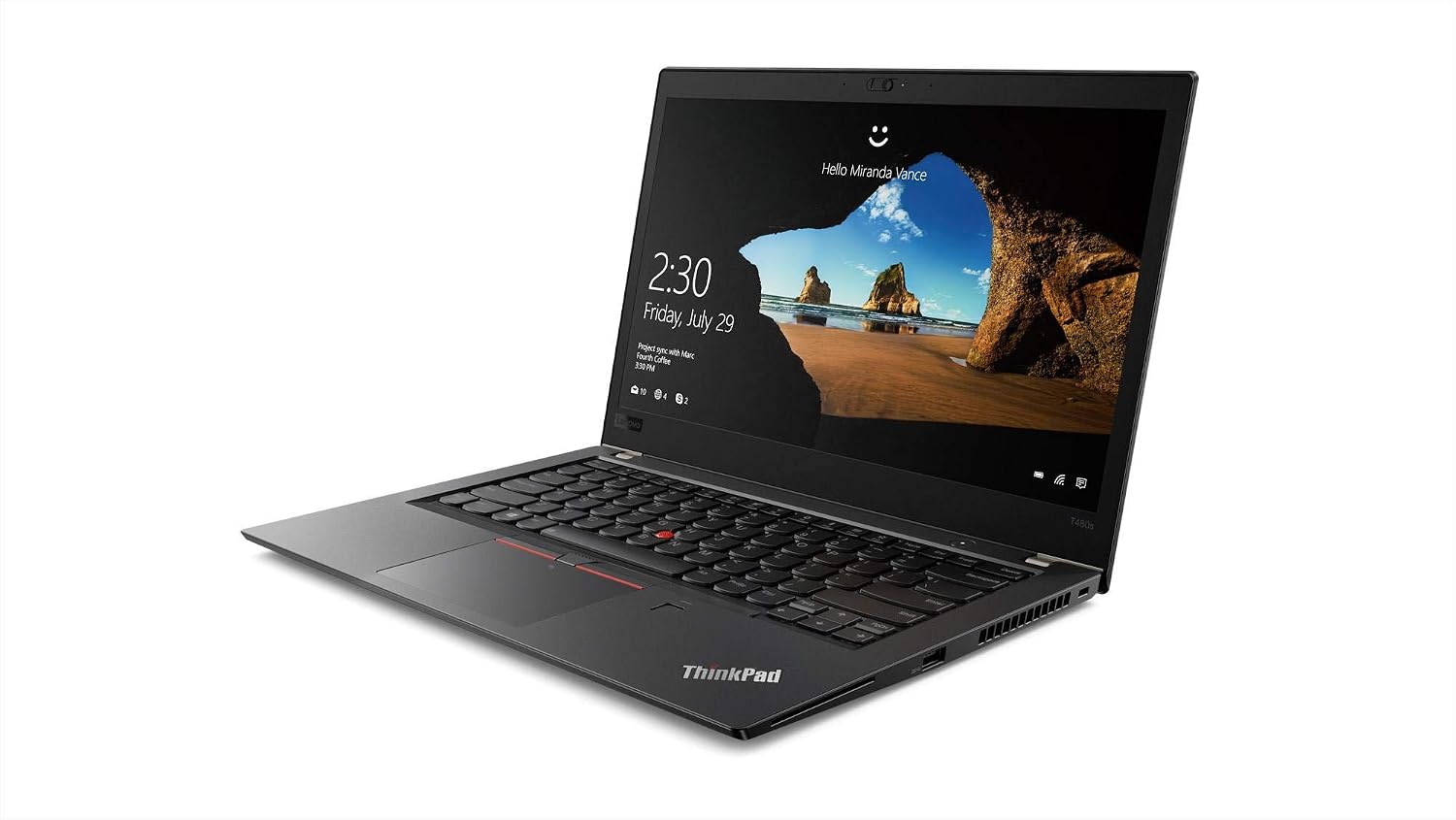 Lenovo ThinkPad T470s 14'' FHD (1920x1080) IPS Business Laptop (Intel Dual-Core i5-6300U, 12GB DDR4 RAM, 512GB PCIe NVMe M.2 SSD) Backlit, Fingerprint, Thunderbolt 3, Type-C, Windows 10 Pro