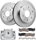Detroit Axle - Front Brake Kit for Chevy GMC Silverado Sierra Savana Express 1500 Safari Cadillac Escalade, 12.01'' inch Disc Brake Rotors Ceramic Brake Pads Right Brake Caliper Replacement