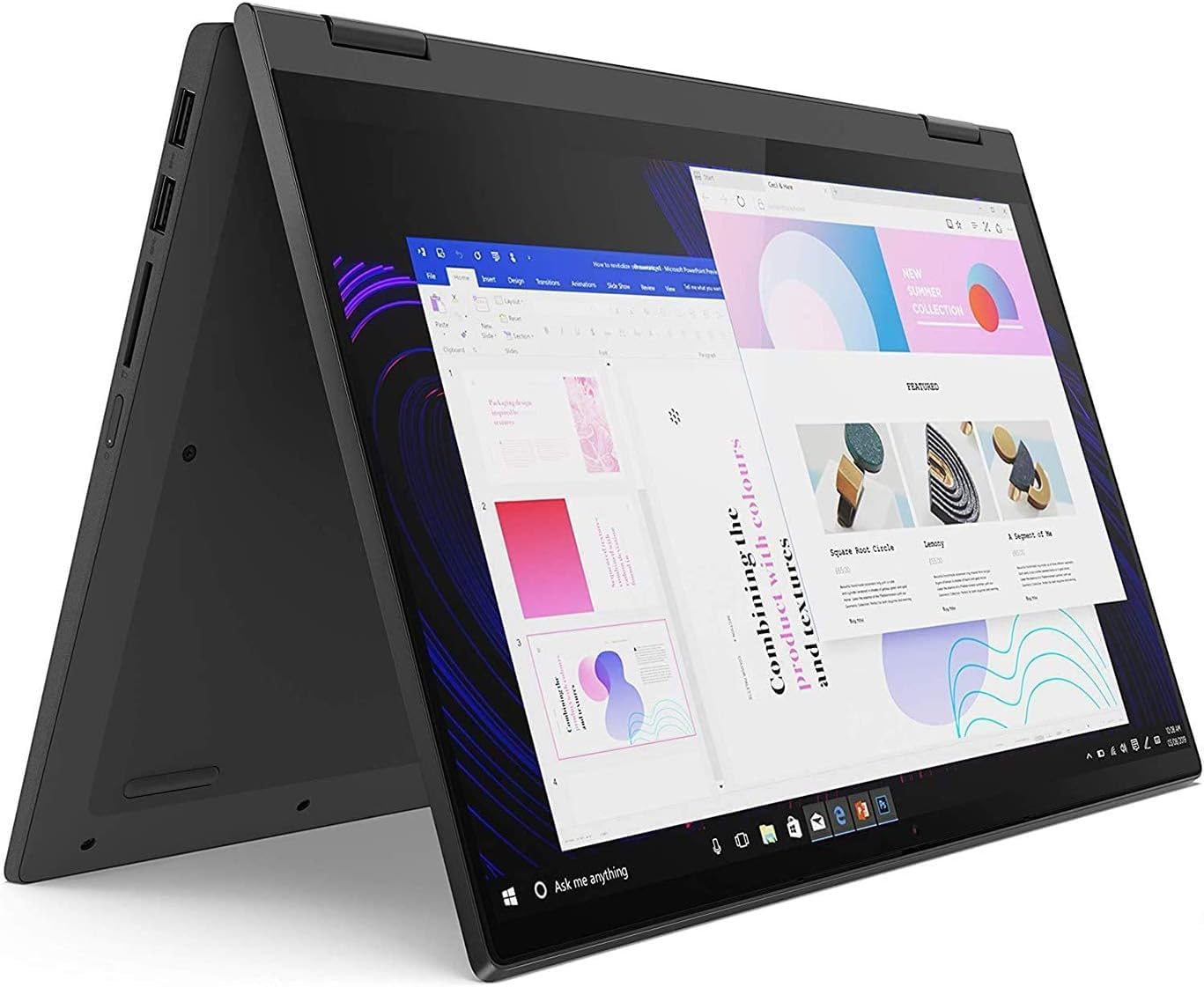 Lenovo IdeaPad Flex 5 2-in-1 Laptop, 14' Full HD IPS Touch Screen, AMD Ryzen 7 4700U, Webcam, Backlit Keyboard, Fingerprint Reader, USB-C, HDMI, Windows 10 Home, 16GB RAM, 512GB PCIe SSD