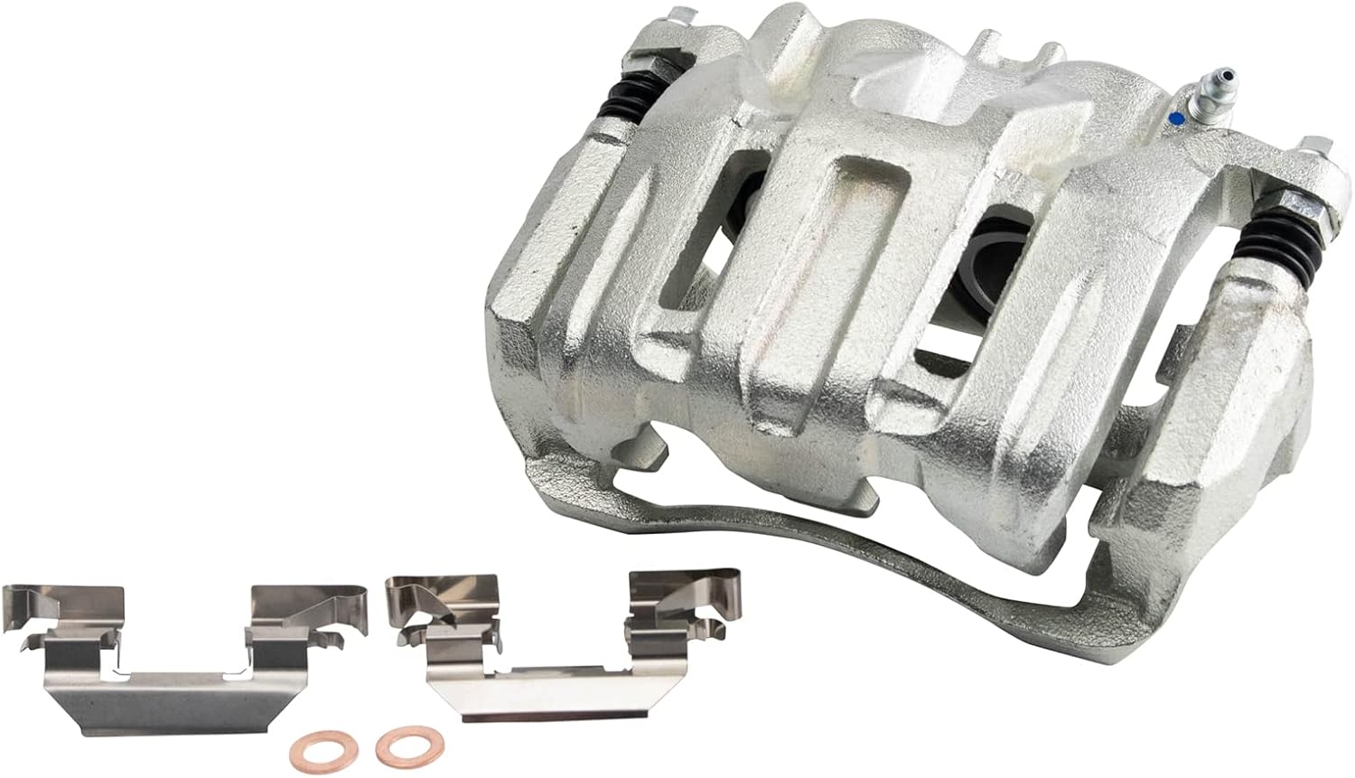 TRQ Front Brake Pad and Rotor Set Ceramic Rotors Calipers Hoses Compatible with 2005-2010 Honda Odyssey