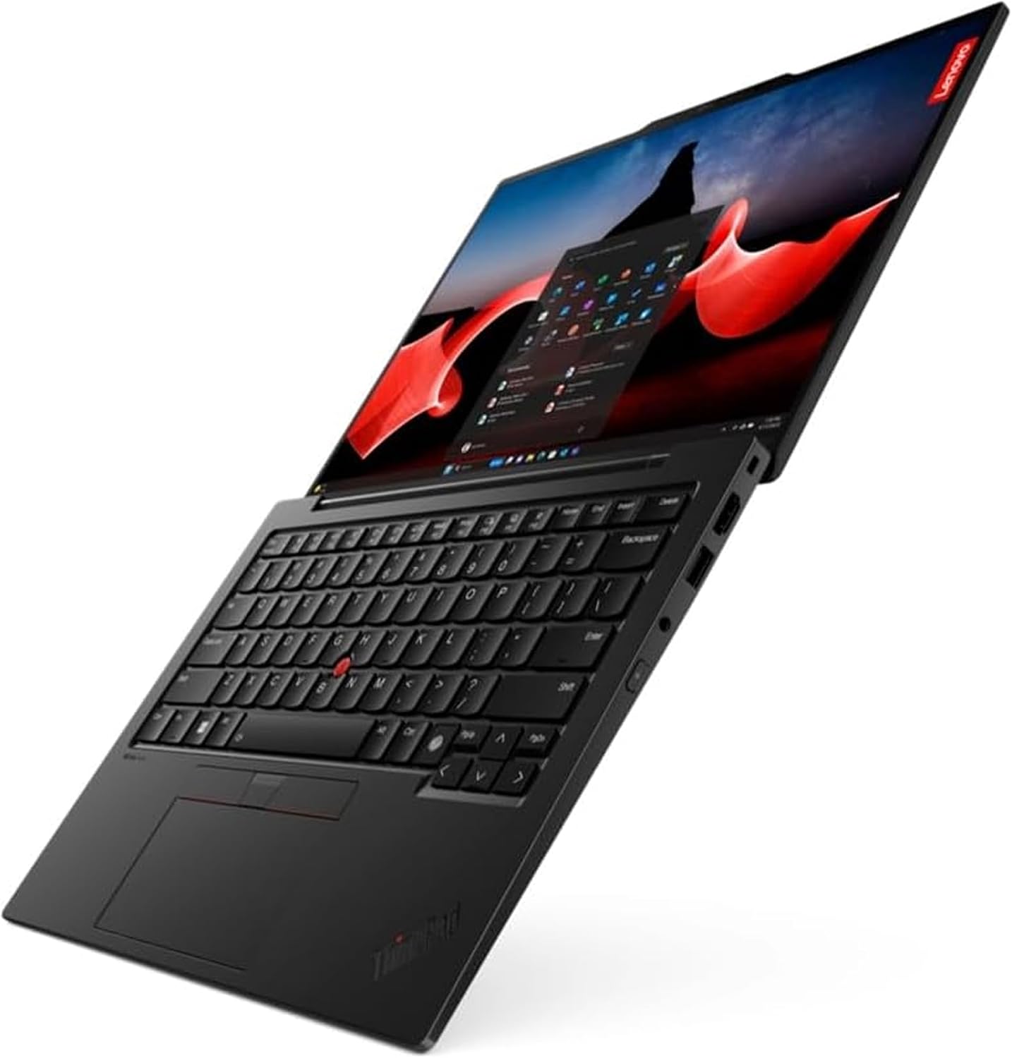 Lenovo ThinkPad X1 Carbon Gen 12 Touchscreen 14' Copilot+ PC Ultrabook - Intel Core Ultra 7 155H - 32 GB - 1 TB SSD - English Keyboard - Black Paint - Intel Chip - 1920 x 1200 - Windows 11 Pro