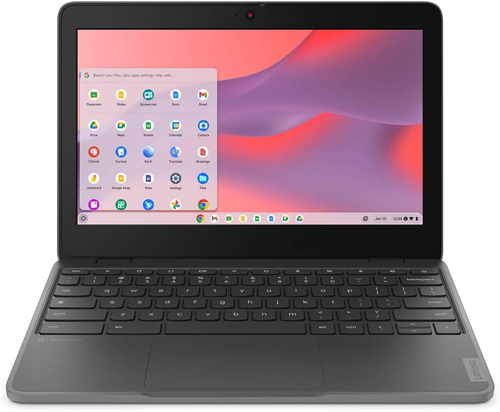 Lenovo 100e Chromebook Gen 4 83G80001US 11.6' Touchscreen Chromebook - HD - Intel N-Series N100-8 GB - 64 GB Flash Memory - English Keyboard - Graphite Gray
