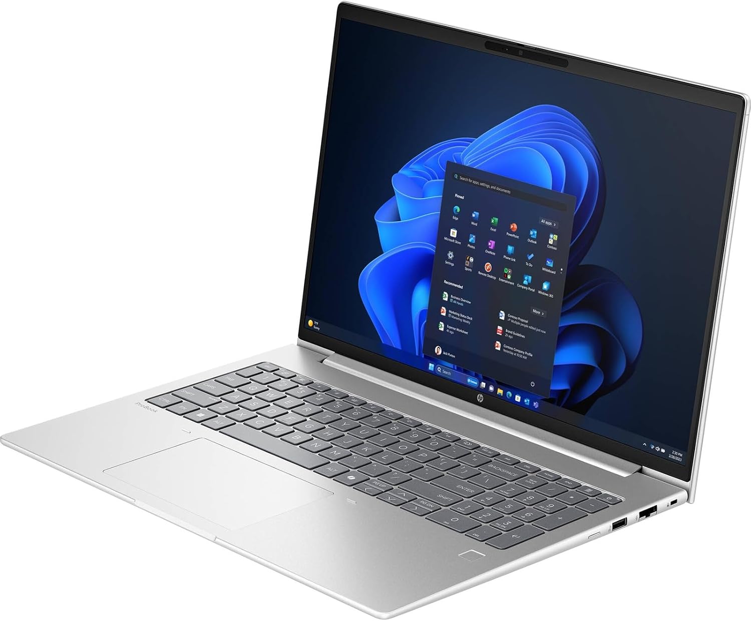 HP ProBook 4 G1a Business AI PC Laptop (16' FHD+, AMD Ryzen 5 230 (> Intel i7-1355U), 16GB DDR5 RAM, 512GB SSD, Radeon 760M Graphics), HP Wolf Security, Backlit, Fingerprint, 1080p Webcam, Win 11 Pro
