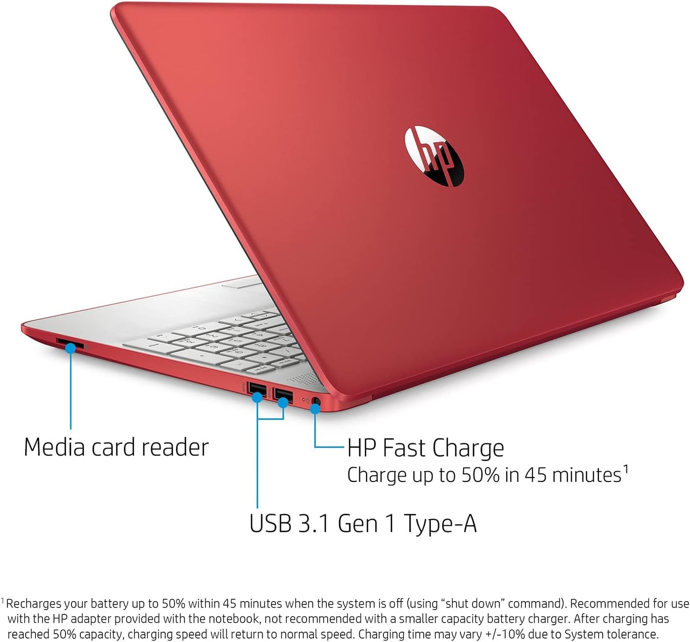 HP 2022 Pavilion 15.6' HD Laptop, Intel Quad-core Pentium Processor, 16GB RAM, 1TB SSD, 11 Hr Battry Life, Intel UHD Graphics, HD Webcam, Bluetooth, HDMI, USB Type-C, Scarlet Red, Win 11