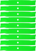 High Lift Mower Blades M128485 M131958 M144196 M163983 TCU15881 60 Inch Deck 737 757 777 797 1023E 1025R 1026R 3033R 3038R 3039R 3045R 9 Pack Compatible with John Deere