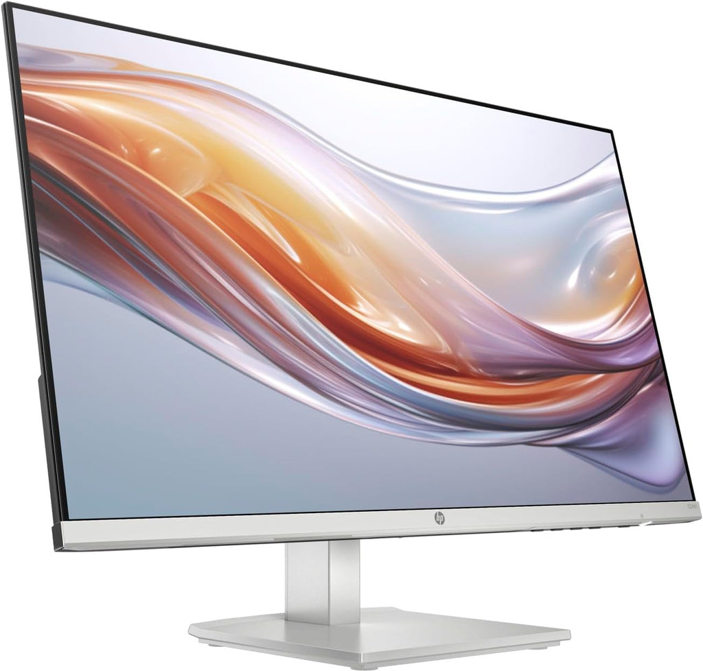 HP Series 5 524sh Monitor (Replaces M24h) 24' IPS FHD (1920x1080) 99% sRGB Display, Adjustable Tilt, Flicker Free, Anti-Glare, Low-Blue Light Filter, Black/Silver w/DKZ Hub USB Port Expander