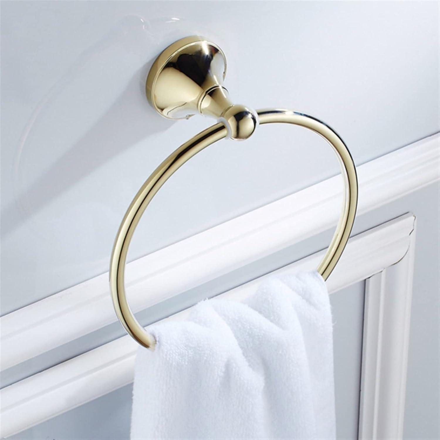 KETTEL Gold Bathroom Hardware Set， Antique Holders Shelf Double Wall Hooks Gold Holder Bathroom Accessories Set，12 Pieces Fixtures