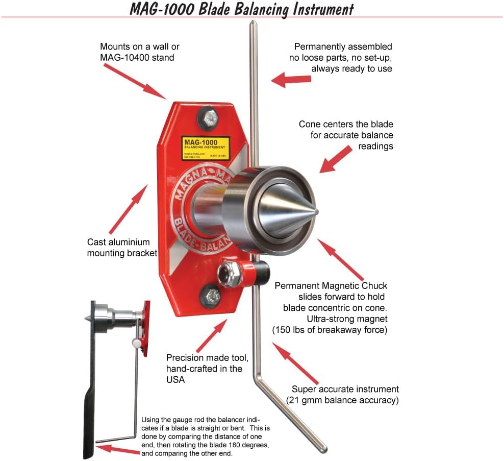 MAG-1000 Professional Blade Balancing Instrument