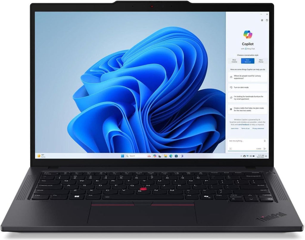 Lenovo ThinkPad T14 Gen 5 21ML006LUS 14' Notebook - WUXGA - Intel Core Ultra 7 155U - 16 GB - 512 GB SSD - English Keyboard - Gray
