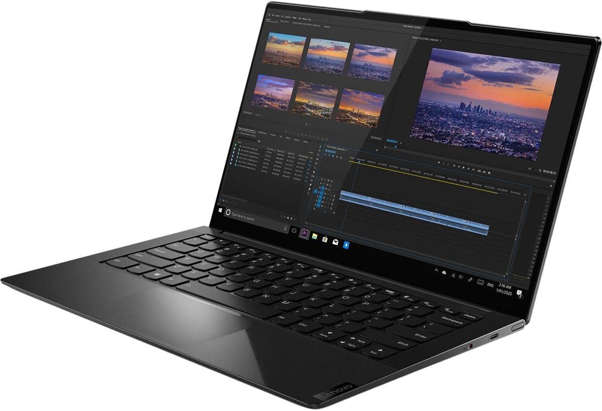 Lenovo IdeaPad Slim 9 14' 4K UHD Touchscreen Notebook Computer, Intel i7-1165G7 2.80GHz, 16GB RAM, 512GB SSD, Windows 10 Pro, Shadow Black
