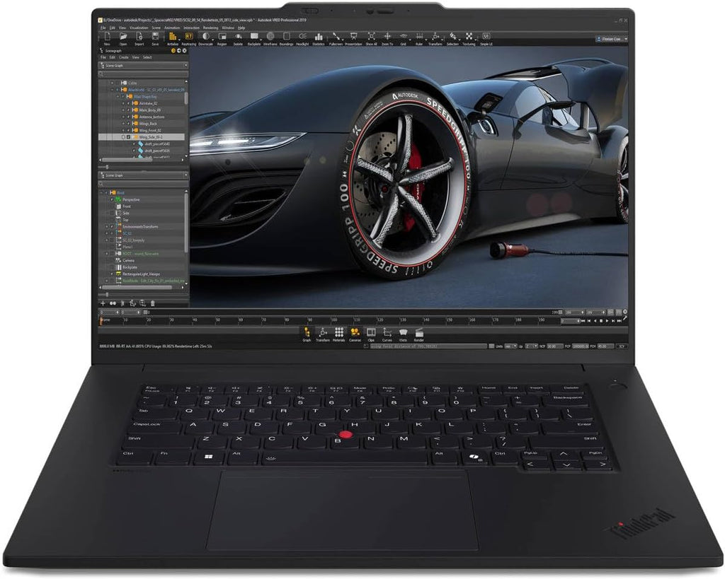 Lenovo ThinkPad P1 Gen 7 21KV0000US 16' Mobile Workstation - WQXGA - Intel Core Ultra 7 155H - Intel Evo Platform - 32 GB - 1 TB SSD - English Keyboard - Black
