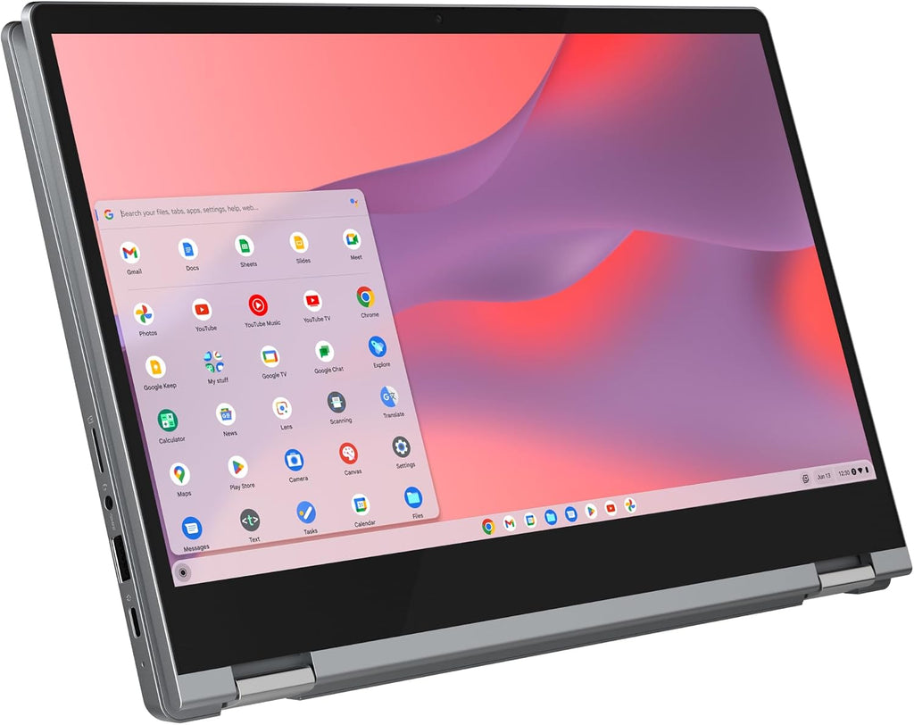 Lenovo - 2022 - Flex 5 - Chromebook 2-in-1 Laptop - Intel Celeron N5205U - 13.3' FHD Touch Display - 4GB RAM - 64GB Memory - UHD Graphics - Chrome OS