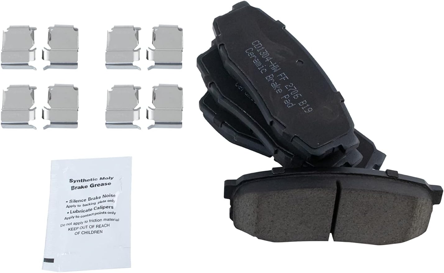 TRQ Rear Brake Pad and Rotor Set Ceramic Rotors Calipers Compatible with 2008-2015 Toyota Sequoia 2007-2015 Tundra