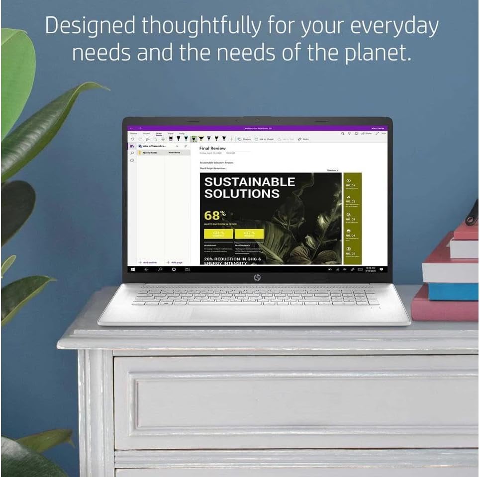 HP 17 Laptop, 17.3'' FHD Display, Intel Core i5 1335U Processor (Beat i7-1255U) up to 4.6GHz |32GB RAM, 1TB SSD| Wi-Fi 6, Backlit Keyboard, Numeric Keypad, Windows 11 Home, Silver, 17-cn3033cl