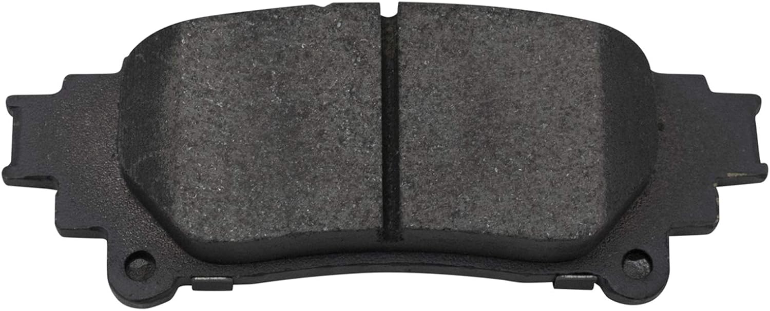 TRQ Rear Brake Pad and Rotor Set Ceramic Rotors Calipers Compatible with 2010-2015 Lexus RX350 2012-2015 RX450h 2014-2018 Toyota Highlander 2011-2018 Sienna