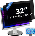 [2 Pack] 32 Inch Computer Privacy Screen for 16:9 Aspect Ratio Widescreen Monitor, Eye Protecting Anti-glare Blue Light Display Screen Privacy Protection, Removable Anti-scratch Coating