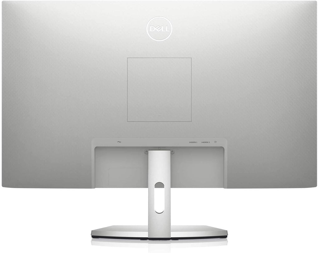 Dell S2721H 27 Inch Full HD 1080p, AMD FreeSync IPS Ultra-Thin Bezel Monitor, Built-in Speakers, Silver, Black