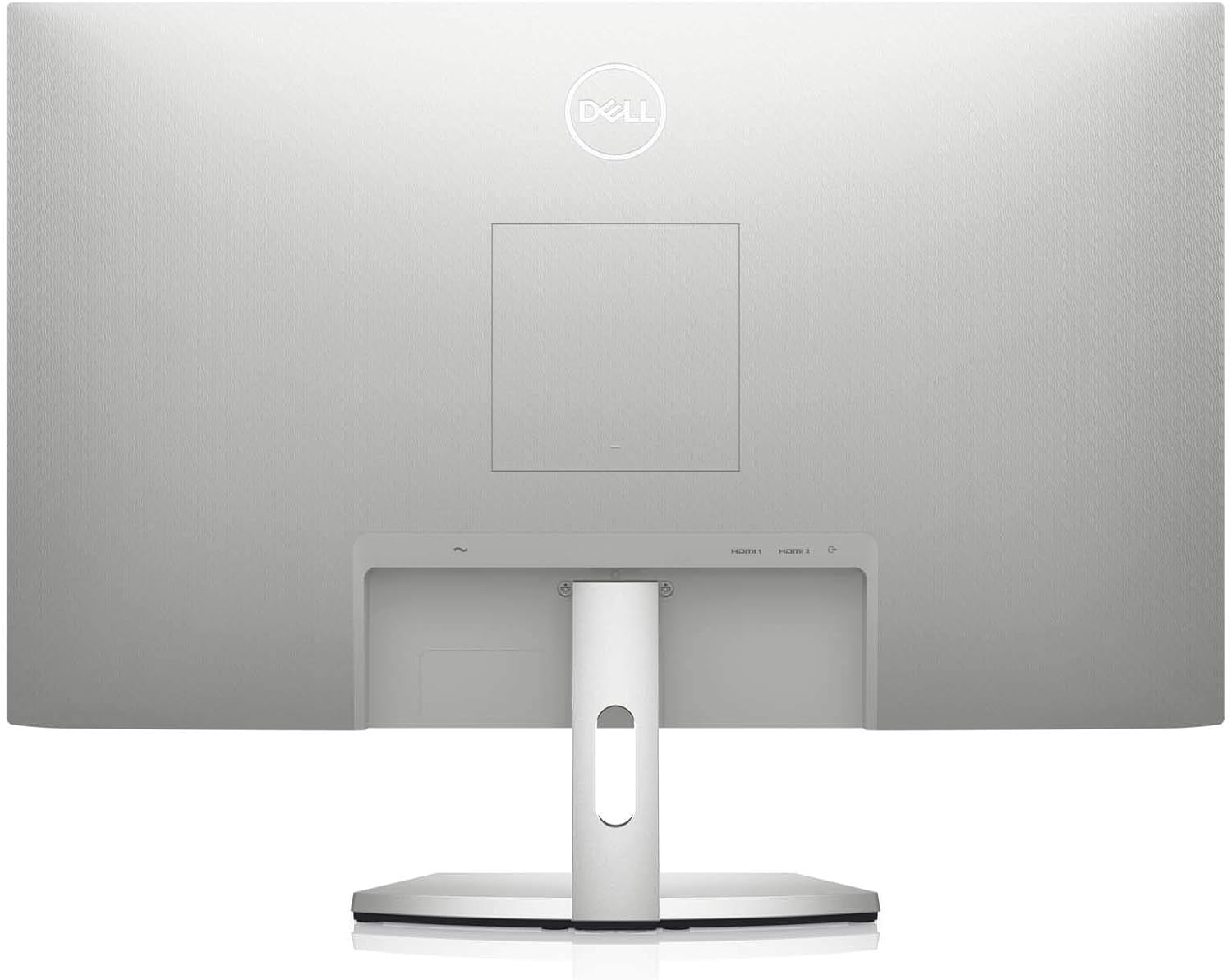 Dell S2721H 27 Inch Full HD 1080p, AMD FreeSync IPS Ultra-Thin Bezel Monitor, Built-in Speakers, Silver, Black