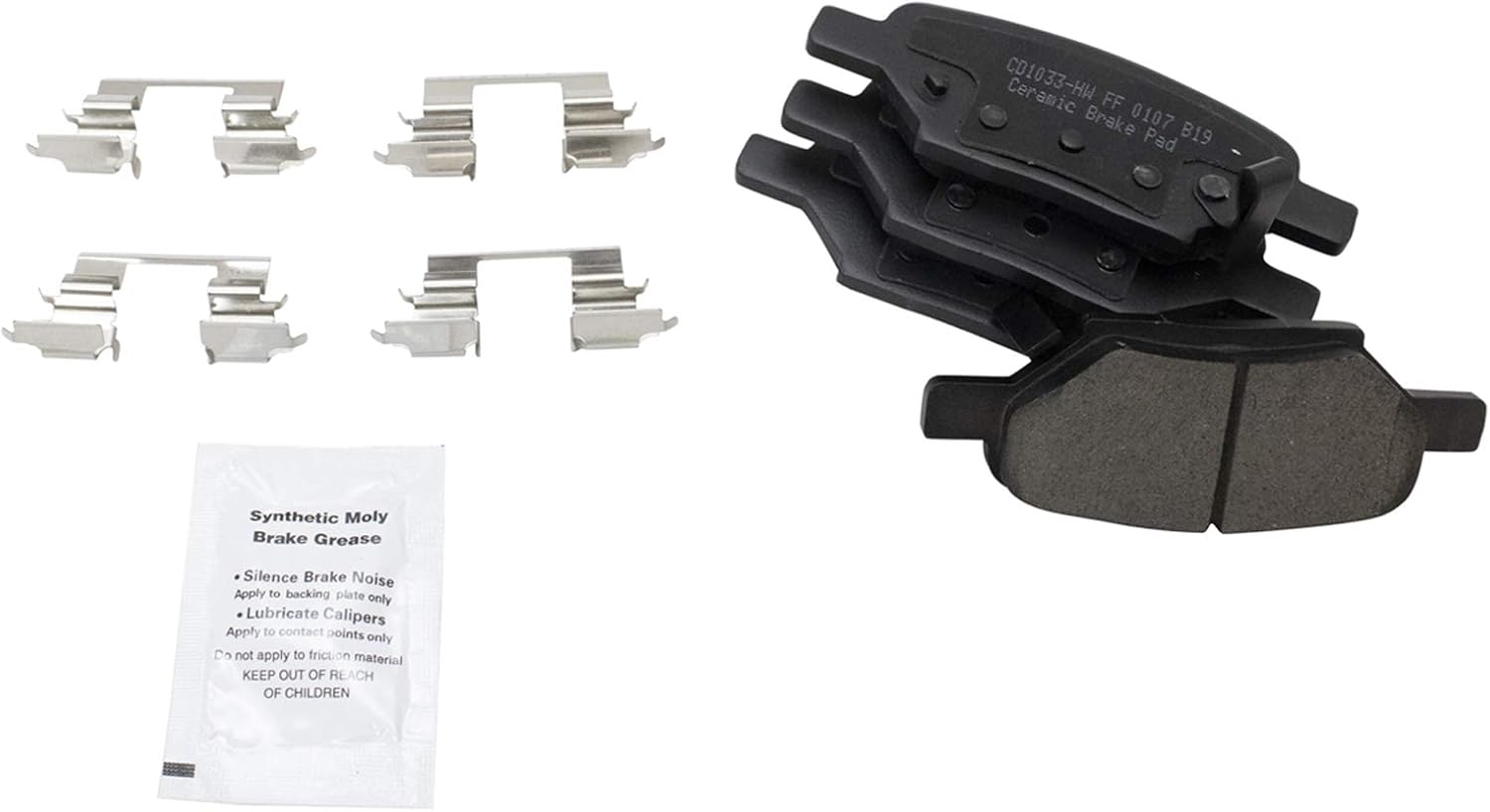 TRQ Rear Brake Pad and Rotor Set Ceramic Rotors Calipers Compatible with 2005-2007 Chevrolet Cobalt 2004-2012 Malibu 2005-2010 Pontiac G6 2007-2009 Saturn Aura