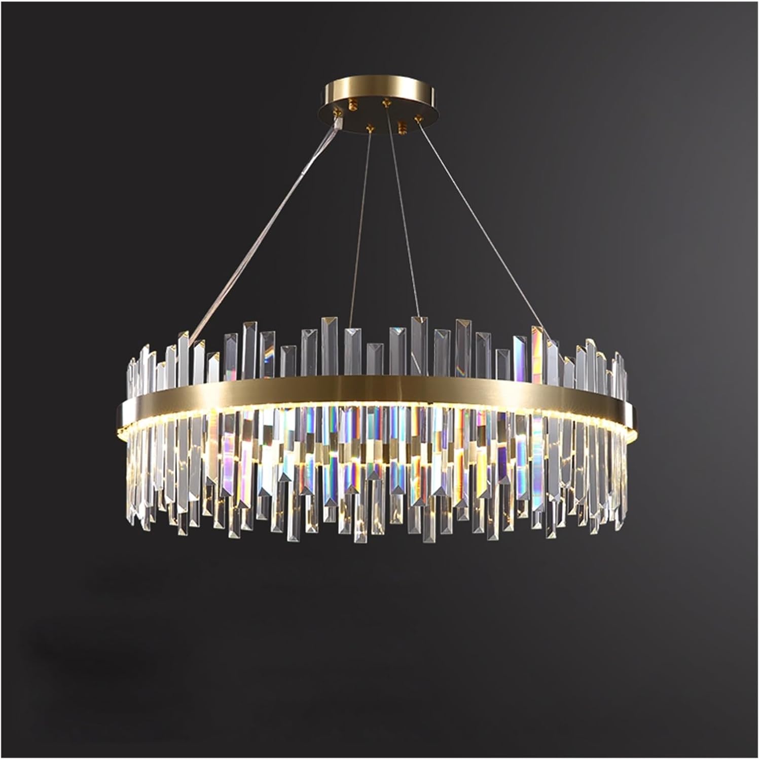 LED Postmodern Gold Silver Crystal Designer Hanging Lamps Lustre Chandelier Lighting Suspension Luminaire Lampen for Foyer,Dining Light Fixtures