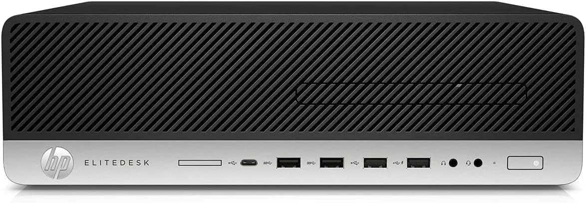 HP EliteDesk 800 G4 SFF Business Desktop PC with New 23.8' FHD Monitor, Intel Core i7-8700, 32GB RAM, 1TB SSD, Mouse & Keyboard, Windows 11 Pro(Renewed)
