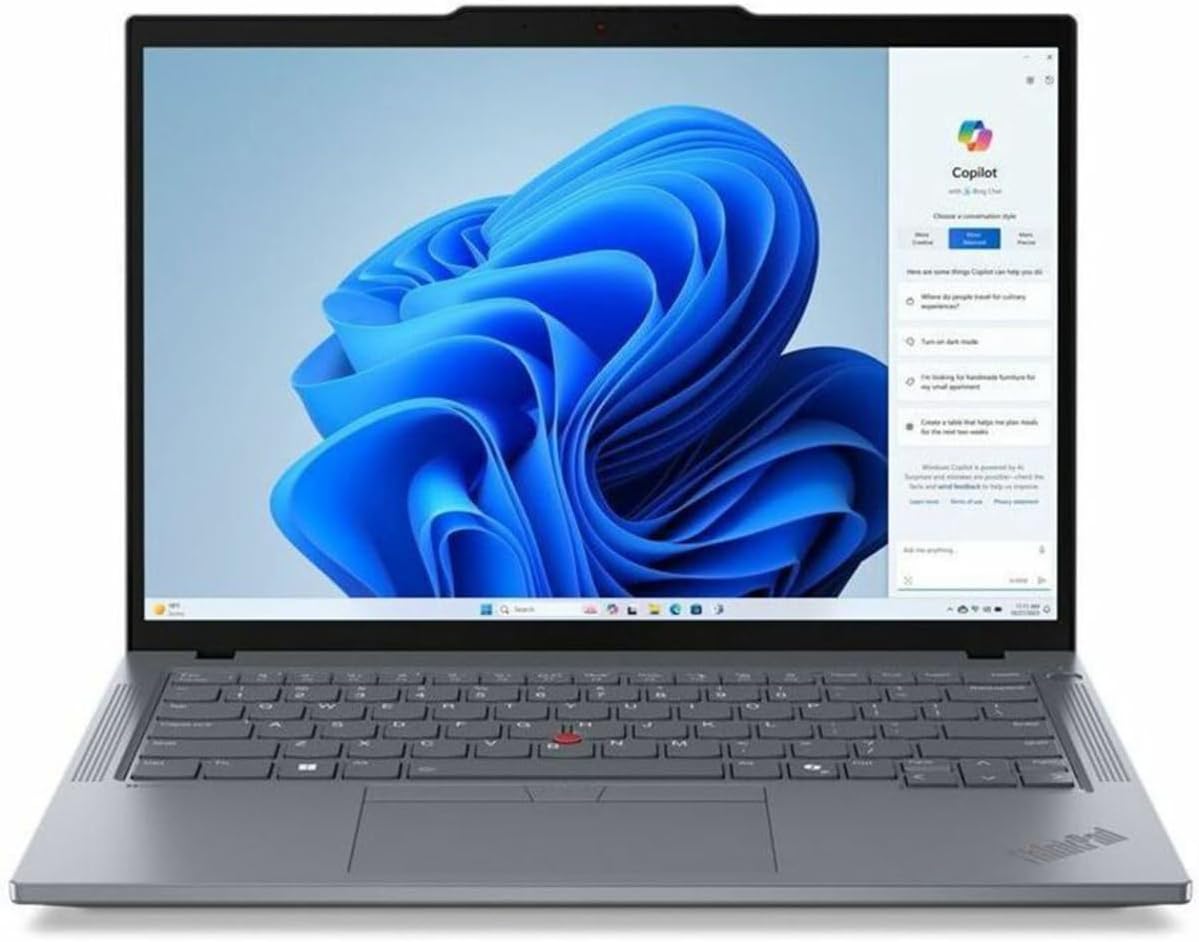 Lenovo ThinkPad T14 Gen 5 21ML006MUS 14' Touchscreen Notebook - WUXGA - Intel Core Ultra 7 155U - 32 GB - 512 GB SSD - English Keyboard - Gray