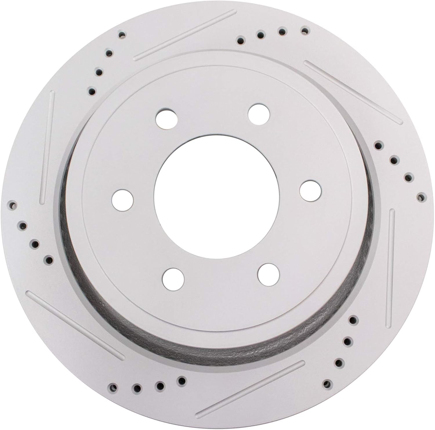 TRQ Rear Performance Brake Pad, Caliper, & Rotor Kit, with Chemical Kit Ceramic Premium G-Coated Compatible with 2012-2016 Ford F-150