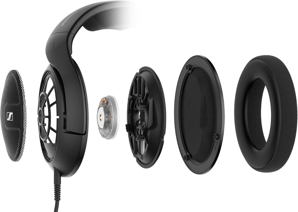 Sennheiser HD 560 S Over-The-Ear Audiophile Headphones - Neutral Frequency Response, E.A.R. Technology for Wide Sound Field, Open-Back Earcups, Detachable Cable, (Black) (HD 560S) HD 560S (Renewed)