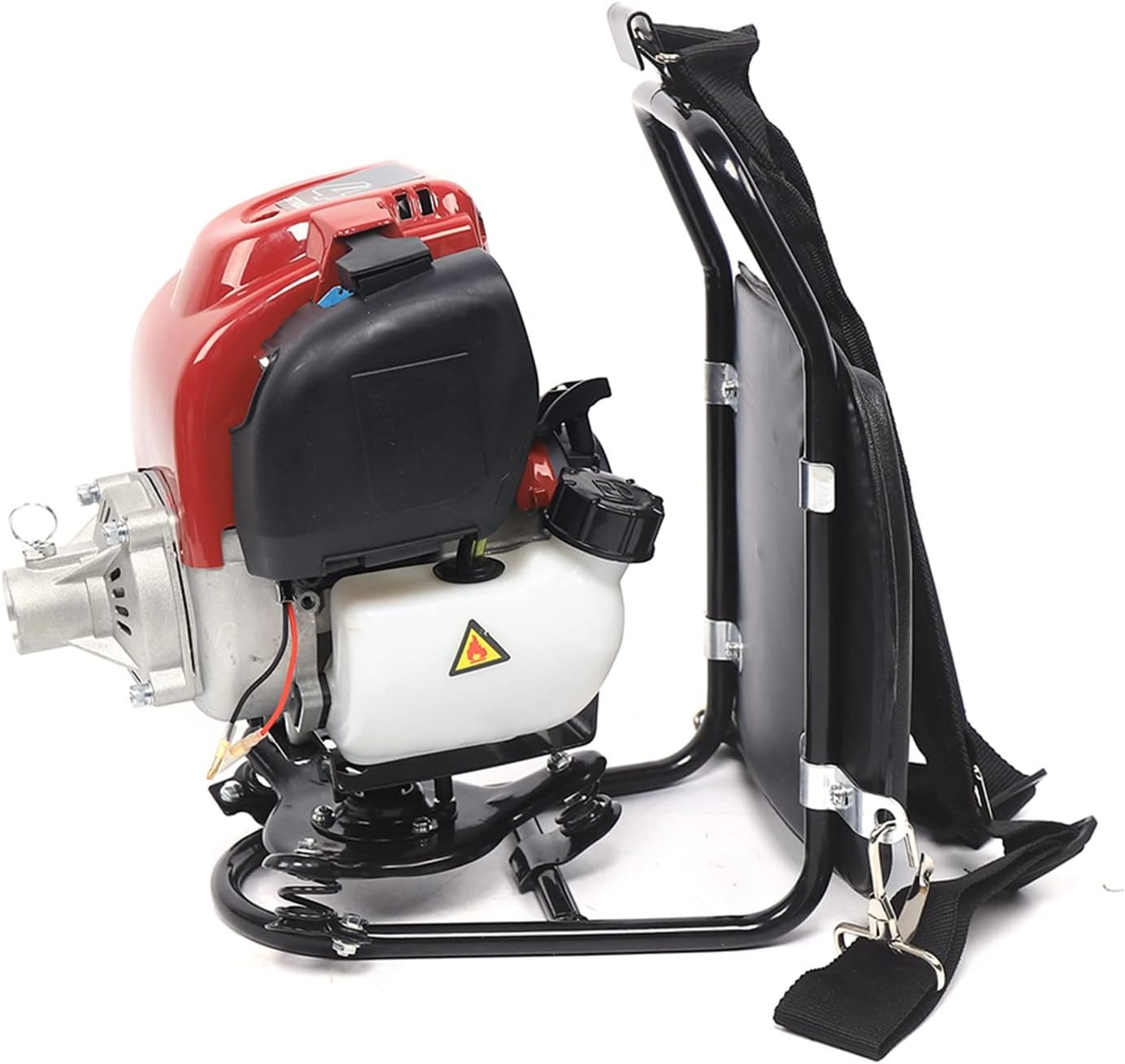 35.4CC Gas Powered Weed Wacker, 4-Stroke 1KW 4500-8500RPM Gasoline Weed Eater String Trimmer, Backpack Lawn Edge Cutter, Brush Cutter, Hedge Trimmer for Farmland Weeding, Harvesting, Clearing