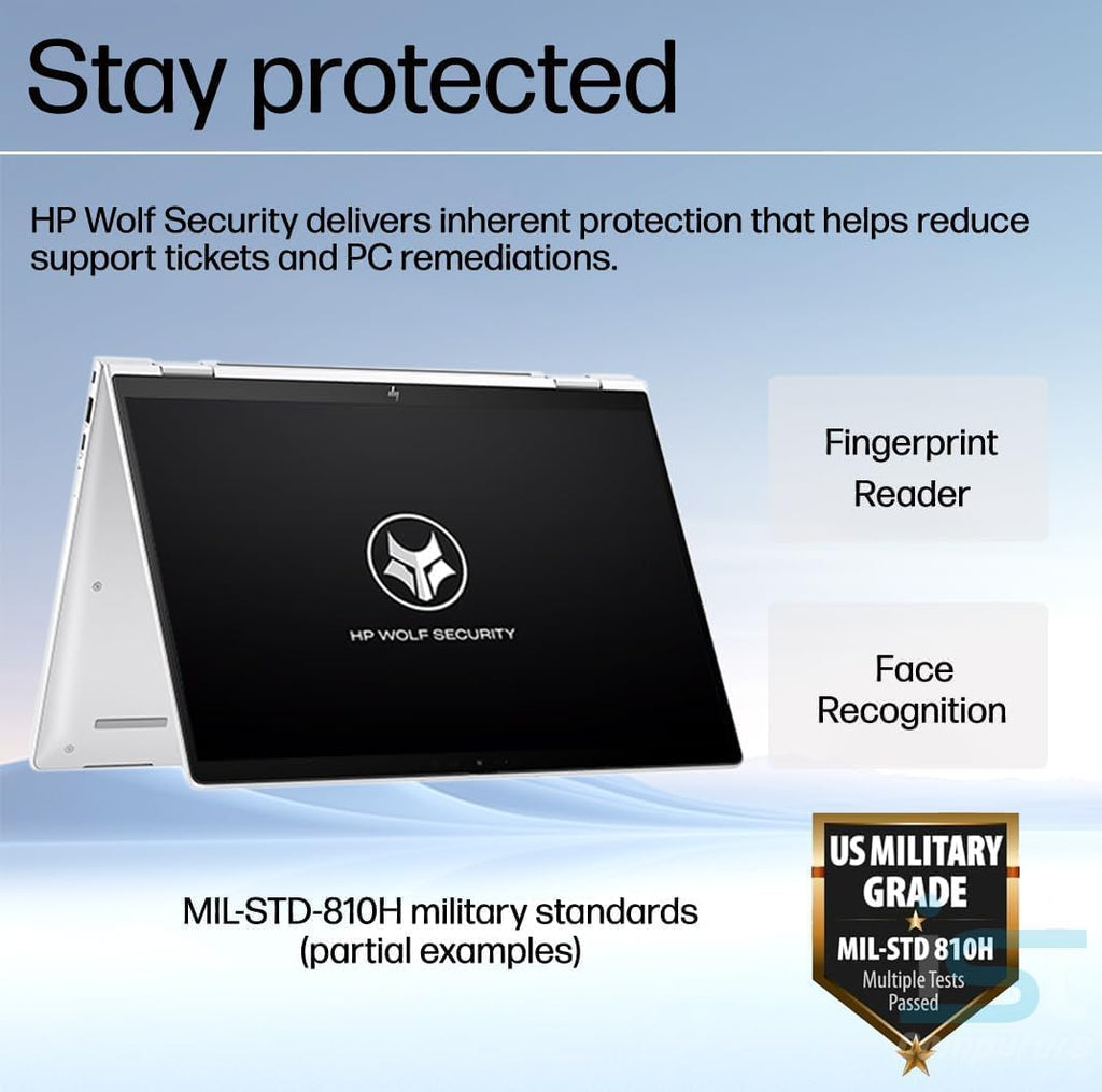 HP EliteBook x360 1040 G11 14' 2-in-1 Touchscreen Laptop (Intel Ultra 7 155H, 32GB RAM, 1TB SSD, 2.8K QHD OLED) Business AI PC, Elite X Flip G1i, IR Webcam, Backlit, FP, Rechargeable Pen, Win 11 Pro