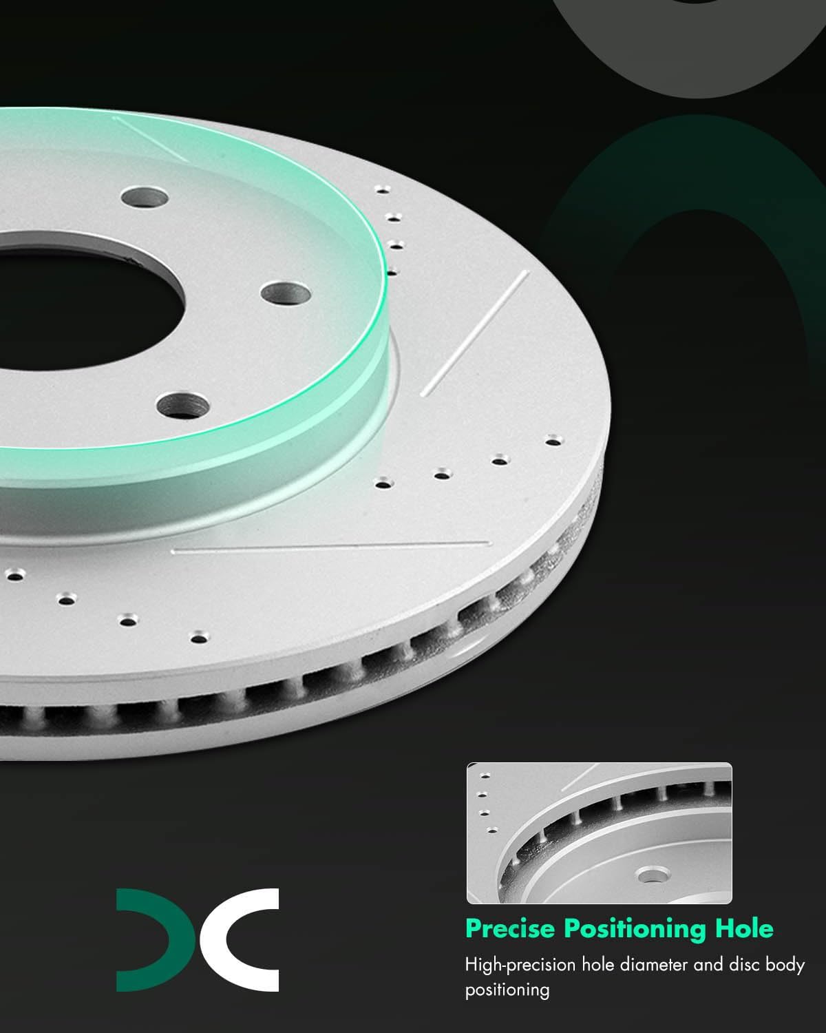 SCITOO Front 12.6' Brake Pads and Rotors Kits Fit For INFINITI QX56 2004-2005,For Nissan Armada 2005,For Nissan Pathfinder Armada 2004,For Nissan TITAN 2004-2005