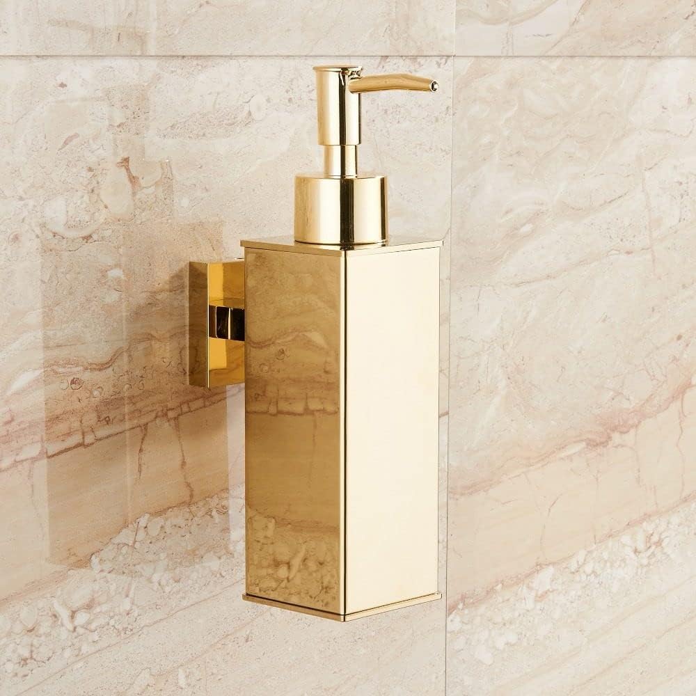Golden Towel Rack Towel Bar Gold Stainless Steel Hardware SetRobe HookToilet Brush Cup Holder Soap Dish Bathroom Accessories,Single Towel Bar(Paper Holder)