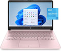 HP Stream 14' HD Laptop, Intel Celeron N4120, 4GB RAM, 64GB eMMC, Intel UHD Graphics, Thin & Portable, 4K Graphics, One Year of Microsoft 365, Windows 11 Home S Mode, Pink, 14-cf2112wm