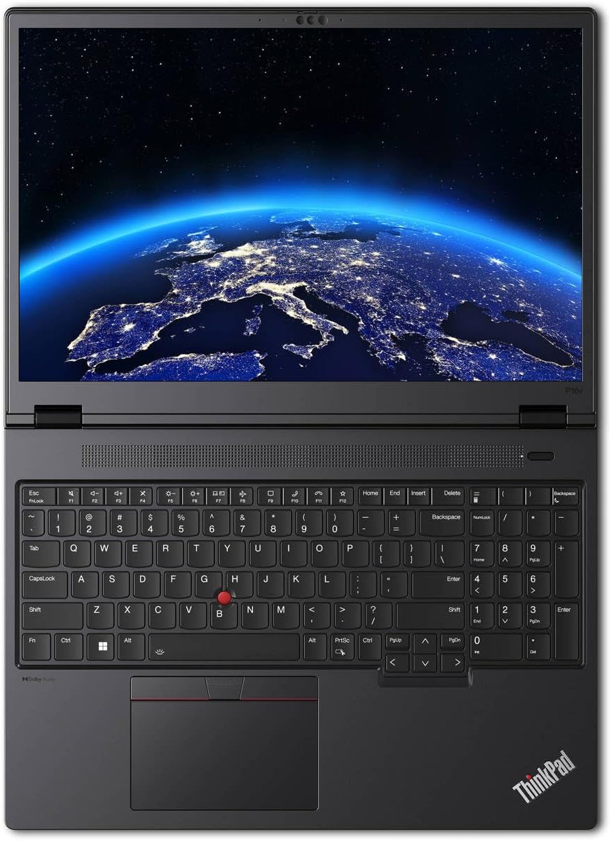 Lenovo ThinkPad P16v Gen 2 21KX0021US 16' Mobile Workstation - WUXGA - Intel Core Ultra 7 155H - 16 GB - 512 GB SSD - English Keyboard - Black