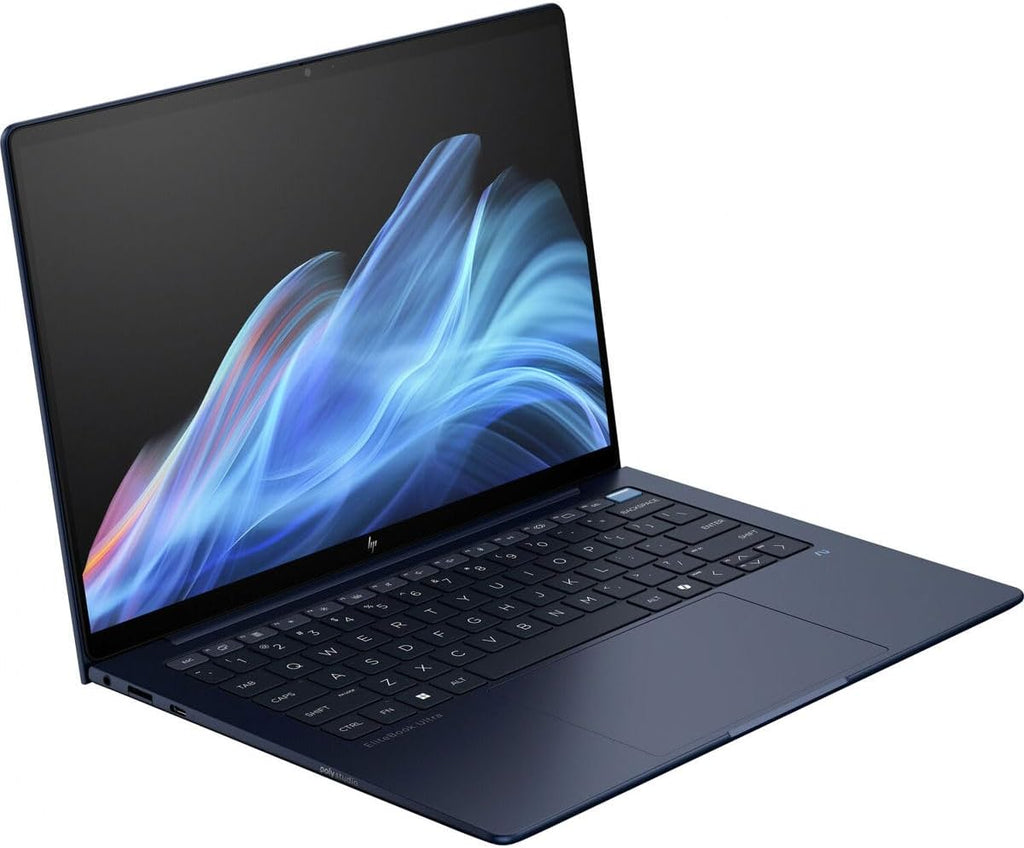 HP EliteBook Ultra G1i 14' 2.8K OLED Touchscreen Copilot+ PC Laptop, Intel Core Ultra 7 258V 2.2GHz, 32GB RAM, 512GB SSD, Windows 11 Pro, Atmosphere Blue