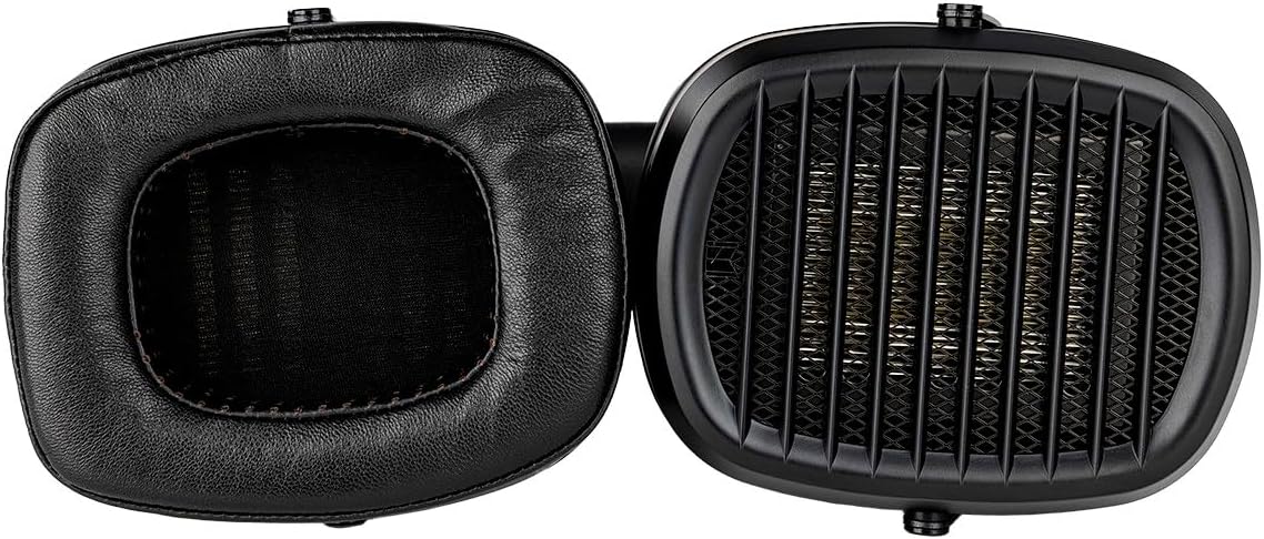 Monoprice Monolith AMT Headphones - Open Back Design, Comfort with Changeable Earpads, Mini 4-Pin XLR Headphone Connectors, 32 Ohm Nominal Impedance, 6 Foot Cable and 1/4 Inch to 3.5mm Adapter, Black