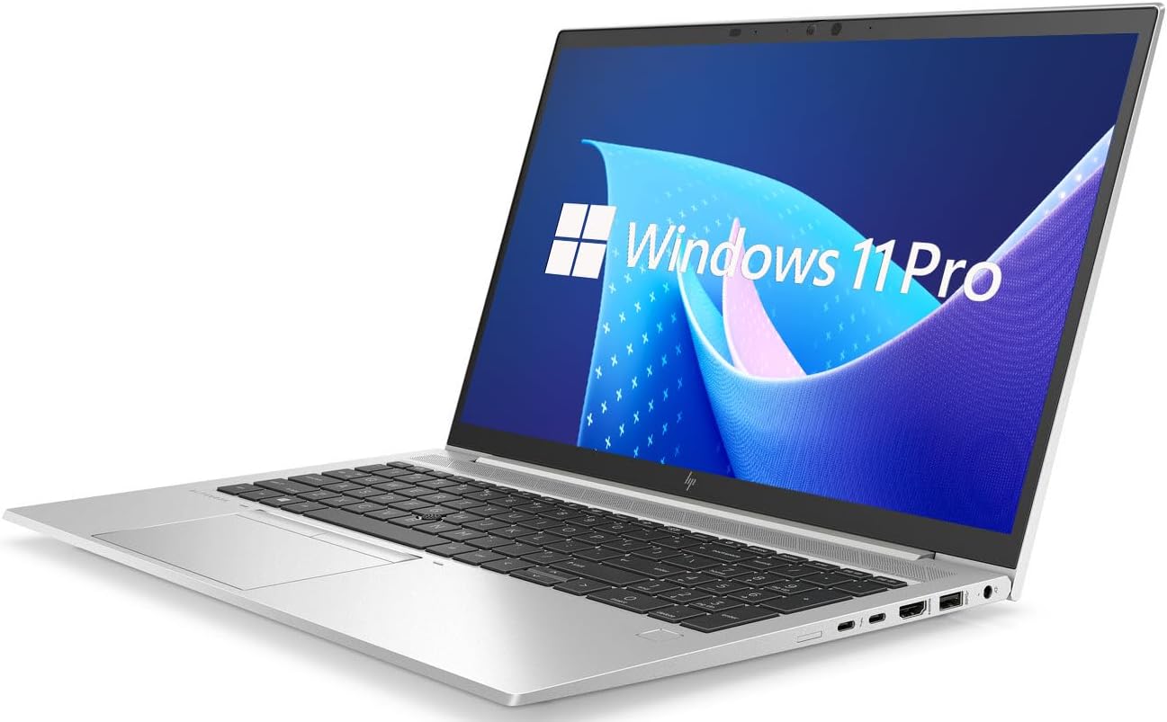 HP EliteBook 850 G8 Laptop, 15.6-inch FHD (1920×1080) Notebook PC, Intel Core i5-1145G7, 16 GB RAM, 512 GB SSD, Fingerprint Reader, HDMI, Windows 11 Pro (Renewed)