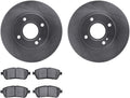 Dynamic Friction Company Front Brakes and Rotors| Automotive Replacement Brake Kits| Front 5000 Advanced Brake Pads and Rotors Kit| Fits 2011-2019 Ford Fiesta, 2016-2017 Ford Figo