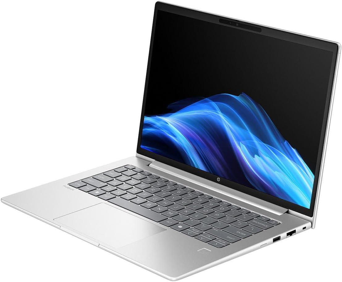HP ProBook 4 G1a 14' Notebook - WUXGA - AMD Ryzen 5 230-16 GB - 256 GB PCIe NVMe SSD - English Keyboard - Pike Silver - AMD Chip - 1920 x 1200 - Windows 11 Pro - Radeon 760M Graphics - in-Plane Swit