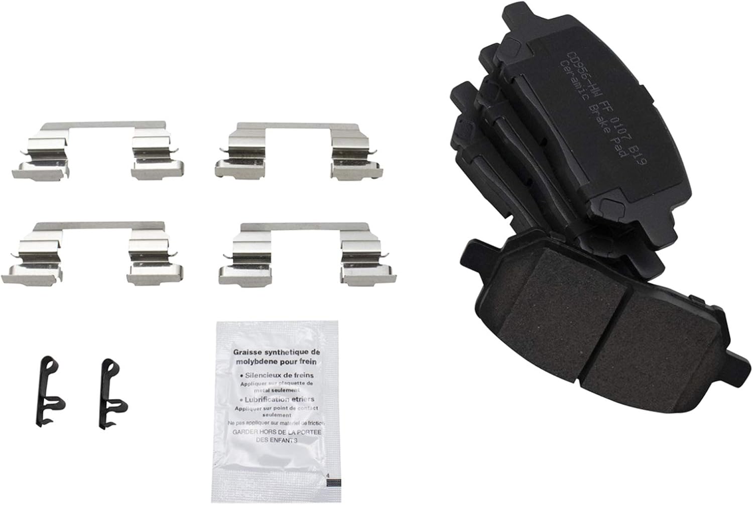 TRQ Performance Front Brake Pad and Rotor Set Ceramic Drilled Slotted Coated Rotors Calipers Compatible with 2005-2010 Chevrolet Cobalt 2007-2009 Pontiac G5 2003-2007 Saturn Ion