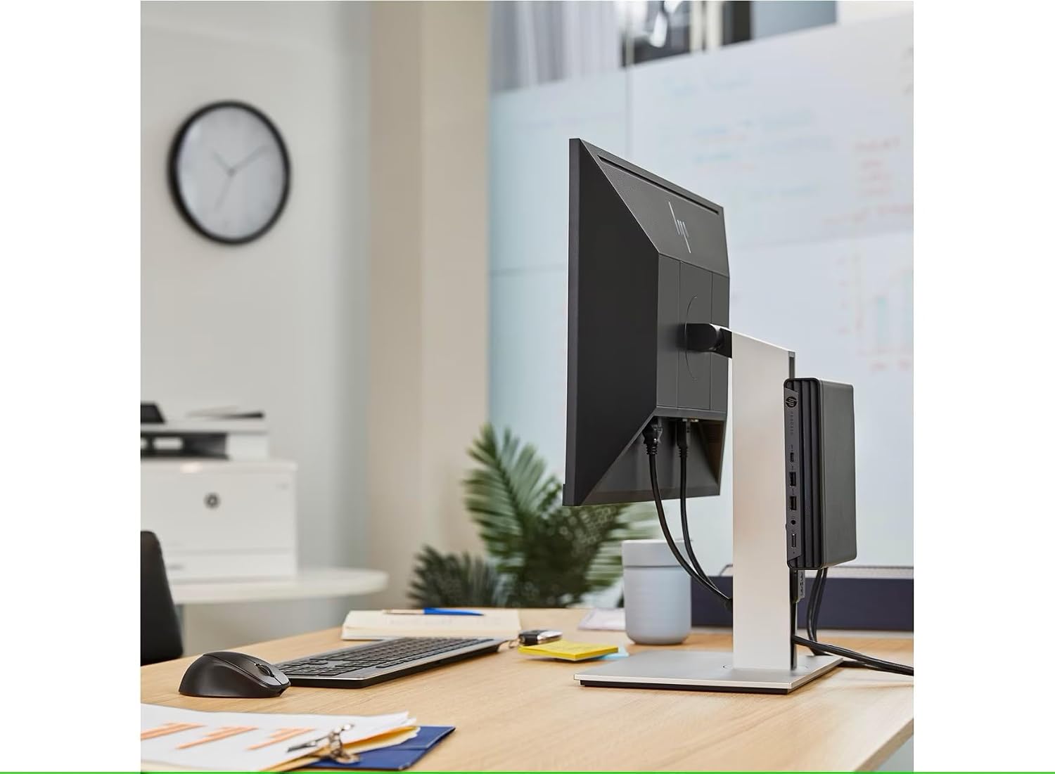 HP Pro Mini 400 G9 Desktop Computer, Intel Celeron G6900T Processor, 32GB DDR5, 1TB SSD, 3-Monitor Ports (2X DisplayPort + HDMI), WiFi 6E, RJ-45, USB-C, Wired Keyboard& Mouse, Windows 11 Pro