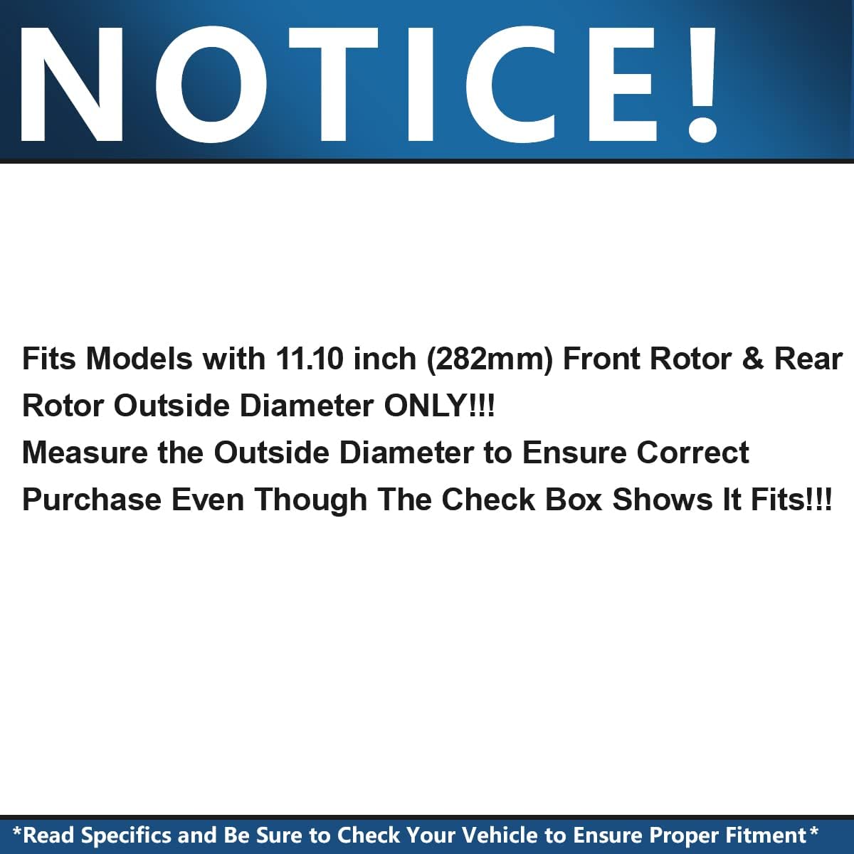Detroit Axle - Brake Kit for 2008-12 Honda Accord Drilled & Slotted Disc Rotors Ceramic Brakes Pads Replacement : 11.10' Front Rear Rotors