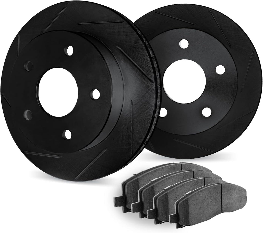 Dynamic Friction Company Brake Kit For 2001-2012 Ford Courier; 1998-2004 Ford Fiesta; 2001-2008 Ford Ka| Front 3000 Semi Metallic Brake Pads and Rotors Kit